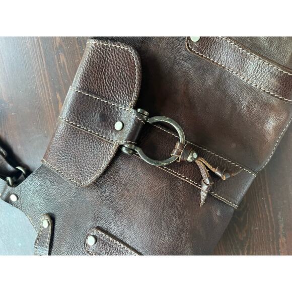 Vintage Rare Vin Baker Leather Bag - Picture 7 of 9